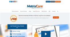 Desktop Screenshot of matrixcare.com